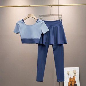 Arc'teryx Sports suit women's casual color short-sleeved sweatpants suit